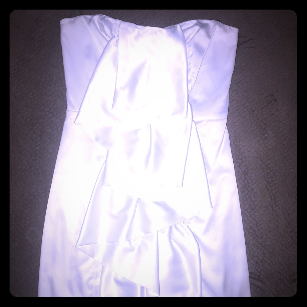 Strapless Origami Occasion Dress